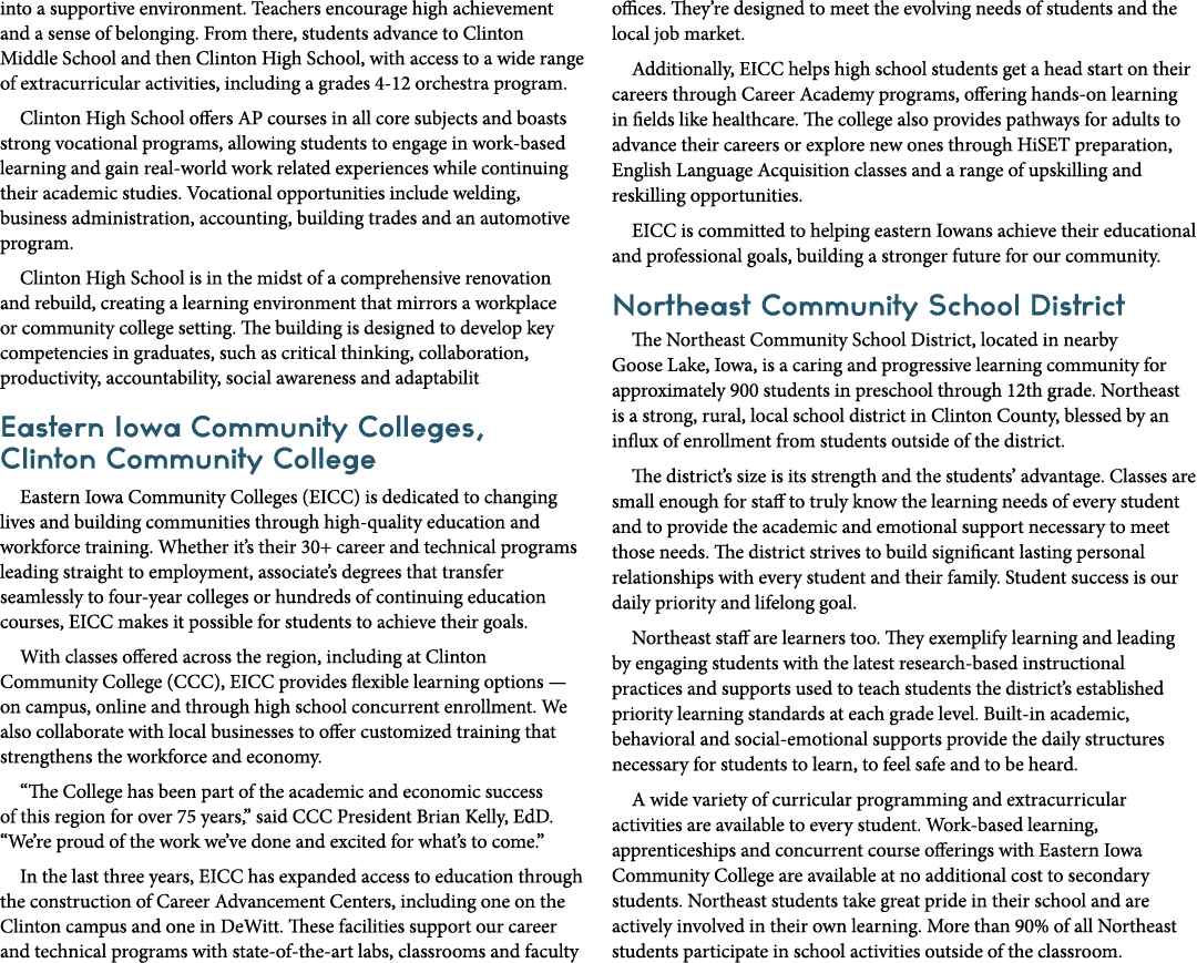 into a supportive environment. Teachers encourage high achievement and a sense of belonging. From there, students adv...