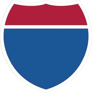 Interstate Highway Signs - US ROAD SIGN VECTOR EPS 10.