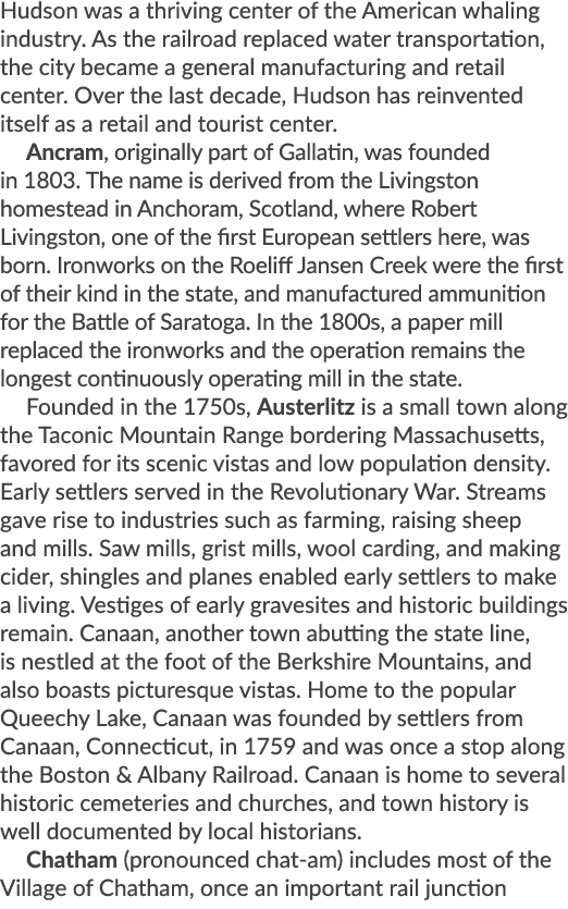 Hudson was a thriving center of the American whaling industry. As the railroad replaced water transportation, the cit...
