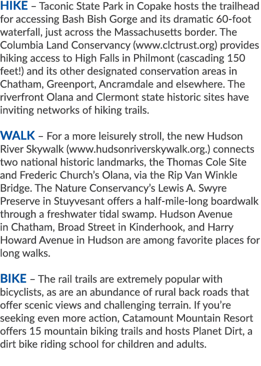 HIKE – Taconic State Park in Copake hosts the trailhead for accessing Bash Bish Gorge and its dramatic 60 foot waterf...