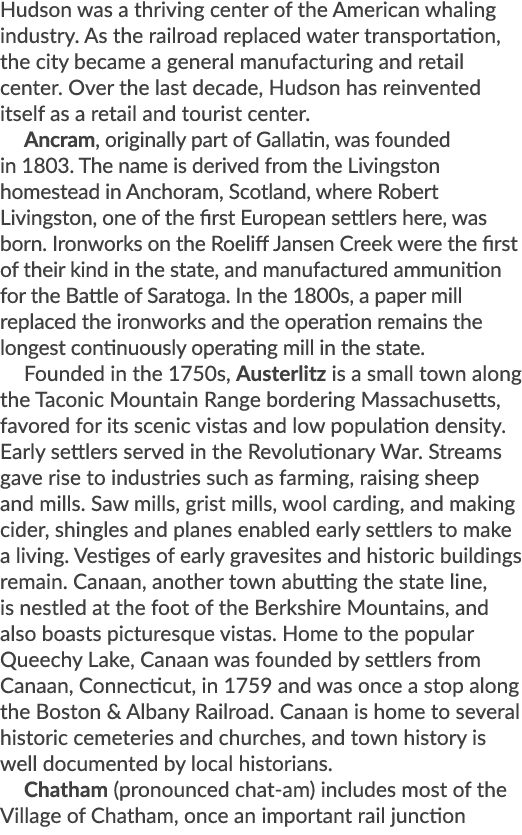 Hudson was a thriving center of the American whaling industry. As the railroad replaced water transportation, the cit...