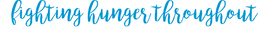 fighting hunger throughout