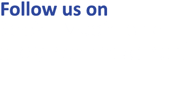 Follow us on Social Media and stay connected  