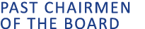 Past Chairmen of the Board