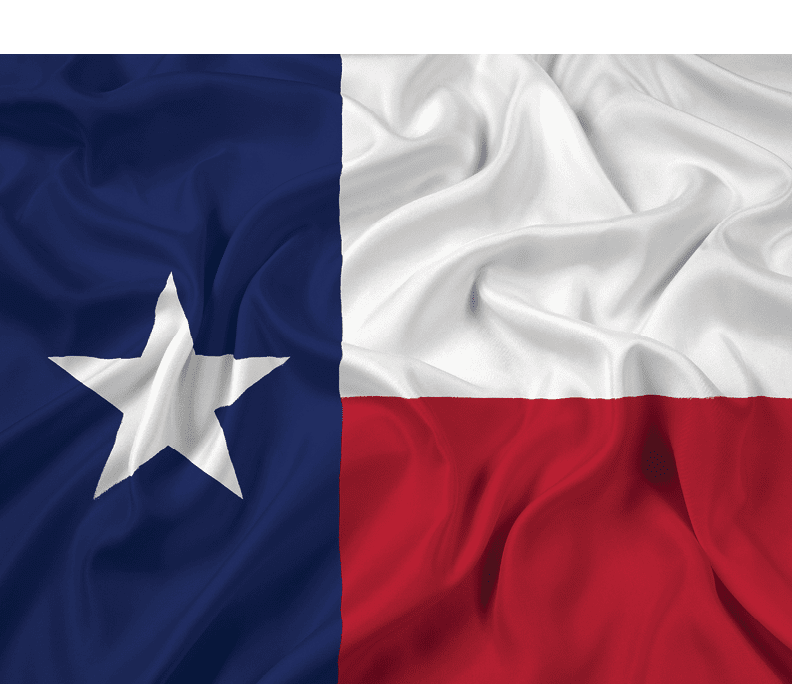 Waving Texas State Flag