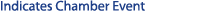 Indicates Chamber Event