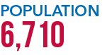 POPULATION 6,710