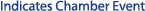 Indicates Chamber Event