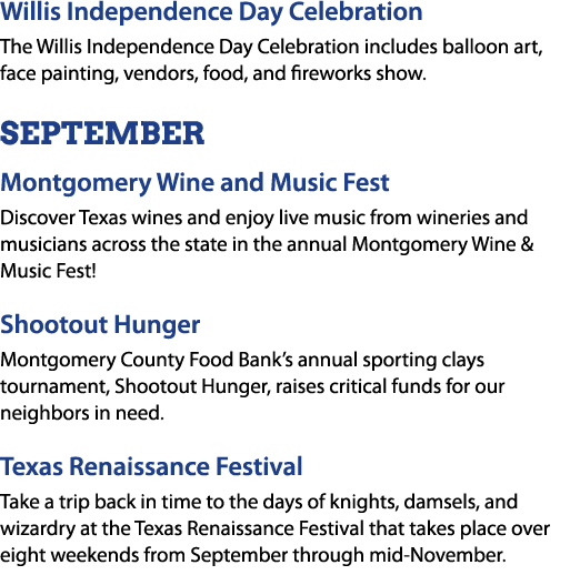 Willis Independence Day Celebration The Willis Independence Day Celebration includes balloon art, face painting, vend...