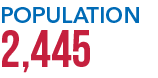POPULATION 2,445