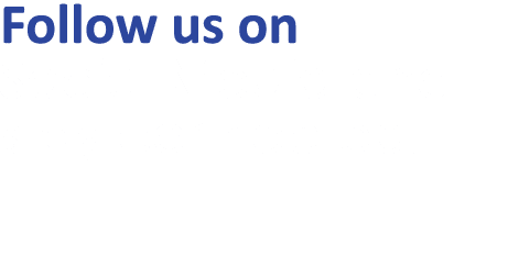 Follow us on Social Media and stay connected  