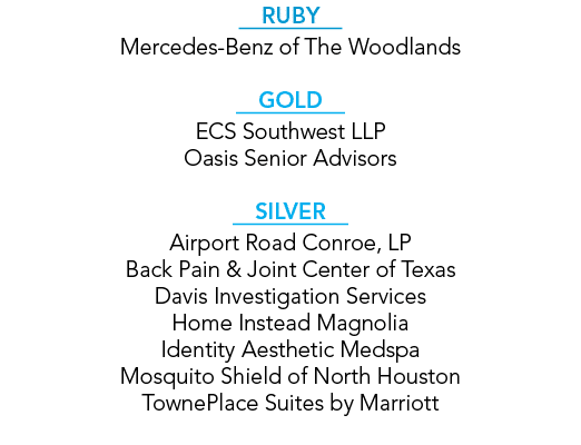 Ruby Mercedes-Benz of The Woodlands Gold ECS Southwest LLP Oasis Senior Advisors Silver Airport Road Conroe, LP Back    