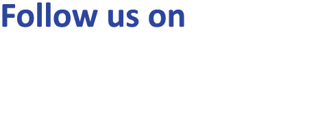 Follow us on Social Media and stay connected  
