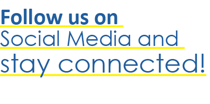 Follow us on Social Media and stay connected! 