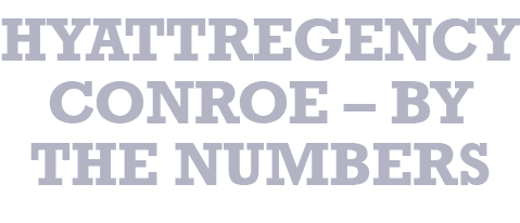 Hyatt Regency Conroe – By the Numbers