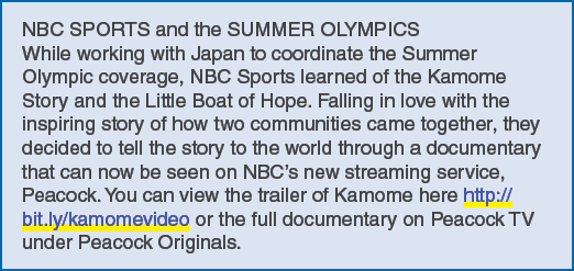 NBC SPORTS and the SUMMER OLYMPICS ﻿While working with Japan to coordinate the Summer Olympic coverage, NBC Sports le...