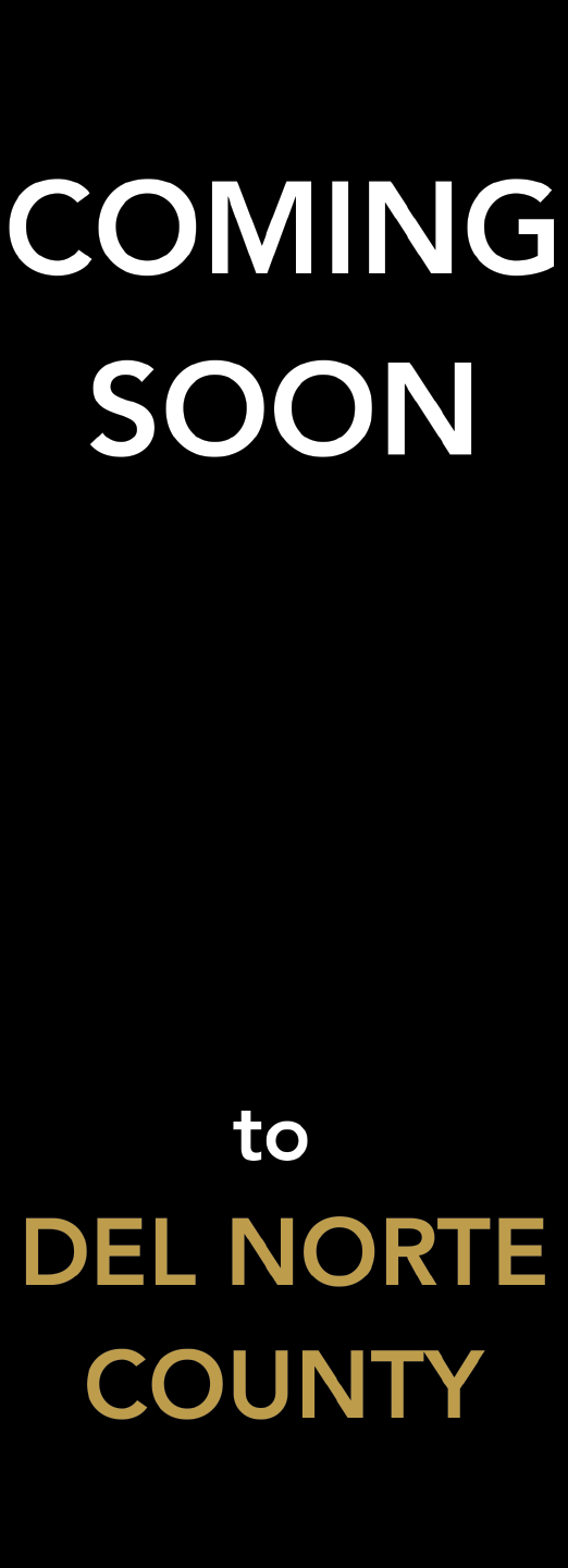 A black and white image of a nude figure is titled “Coming Soon to Del Norte County." AI generated content