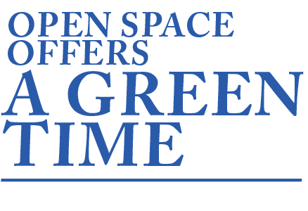 Open space offers a green time