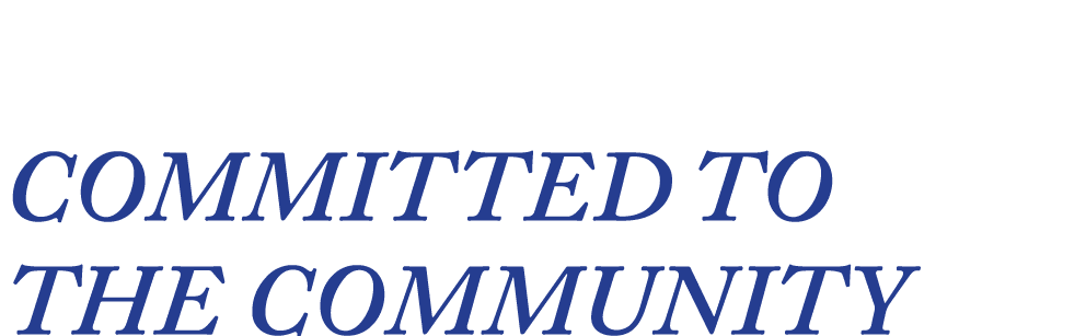 Large businesses, small businesses and nonprofit organizations committed to the community 