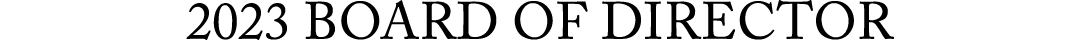 2023 Board of Director