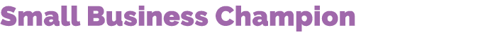 Small Business Champion
