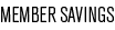 Member Savings 