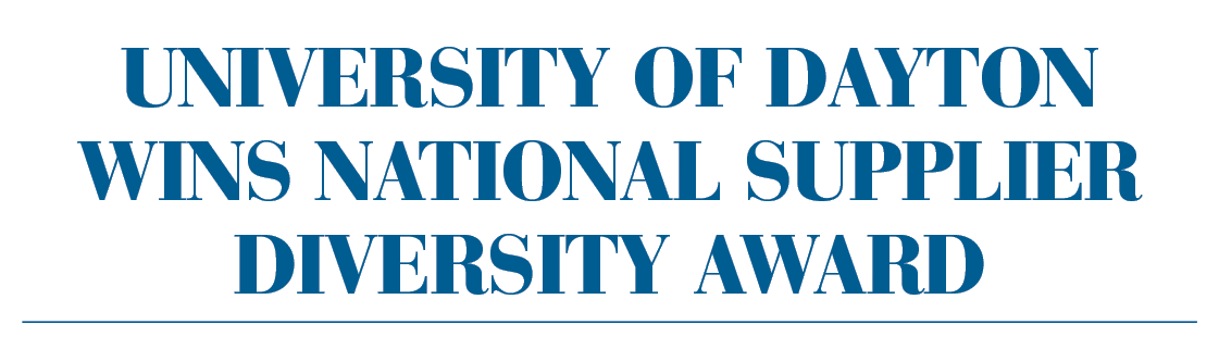 University of Dayton wins national supplier diversity award