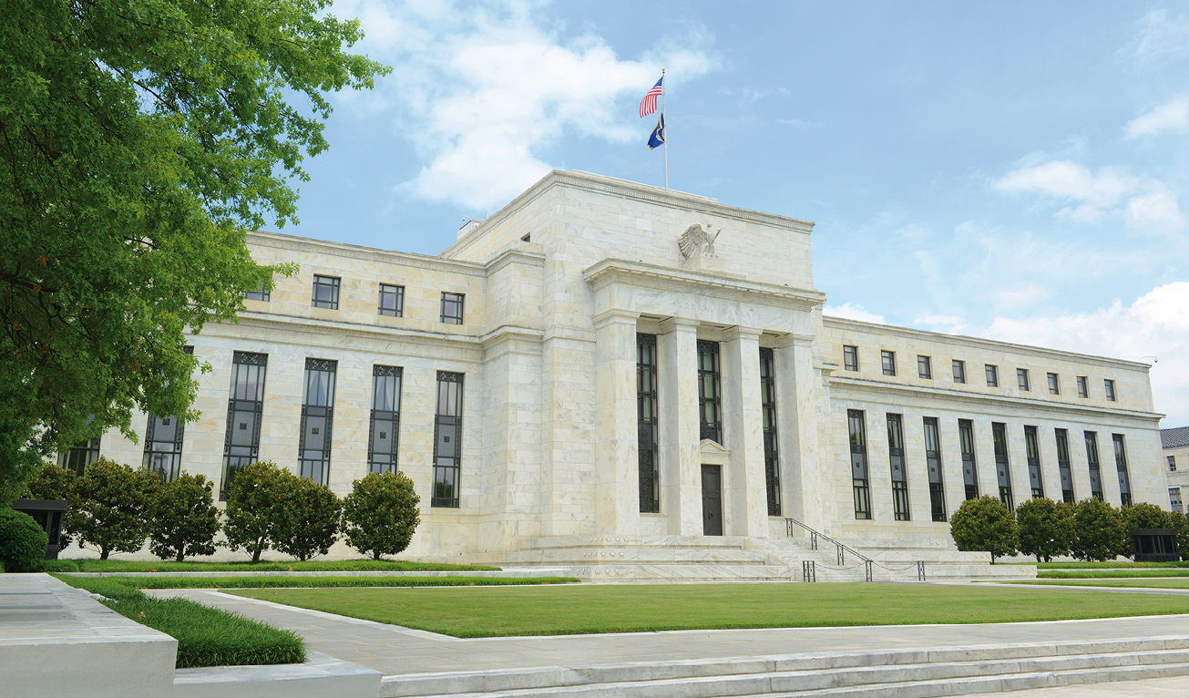 A large white building with a flag on top. AI generated content