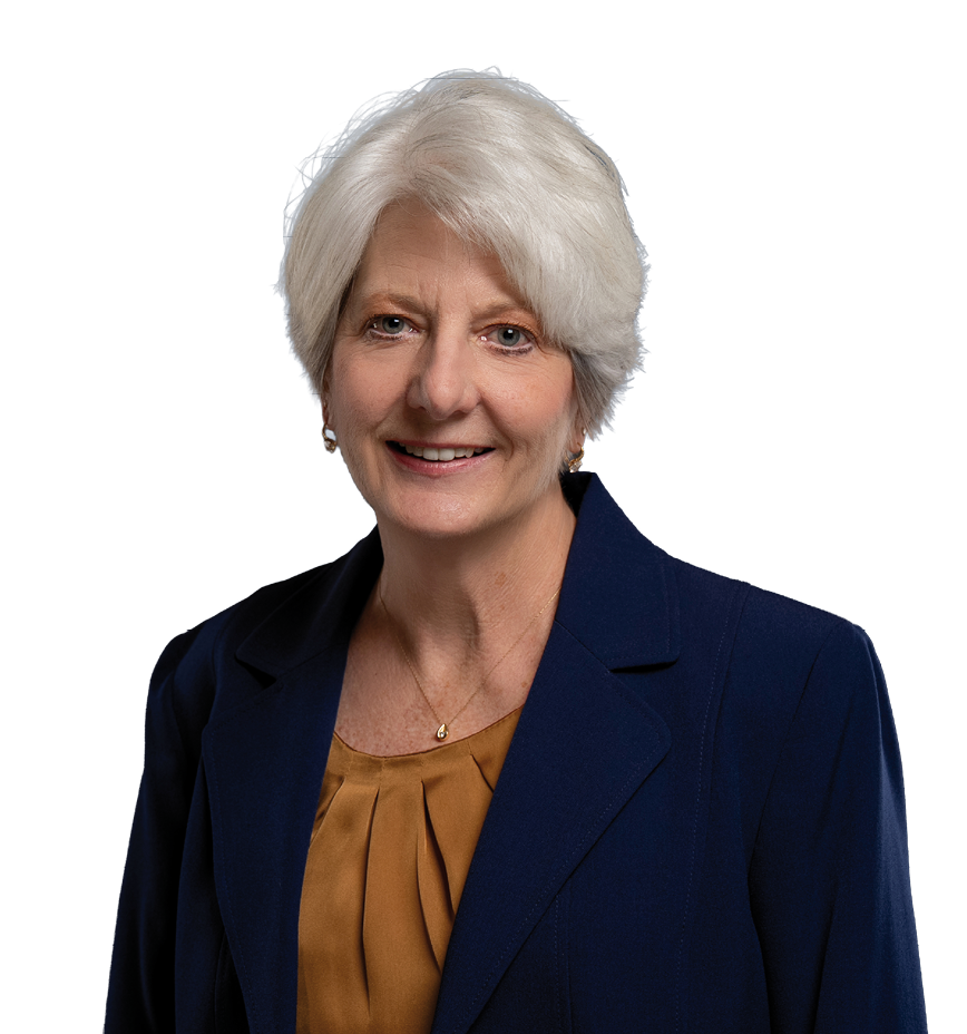 A woman wearing a blue jacket and a gold necklace. AI generated content