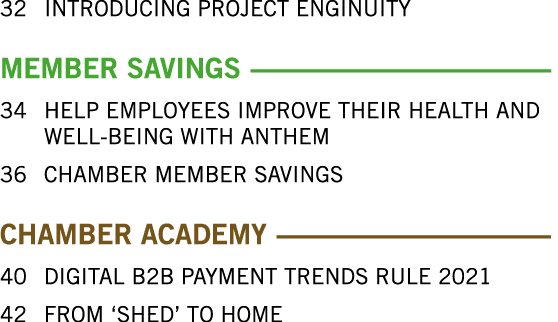 32 INTRODUCING PROJECT ENGINUITY MEMBER SAVINGS ---------------------------------------------- 34  HELP EMPLOYEES IMP   