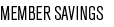 Member Savings 