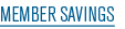 Member Savings