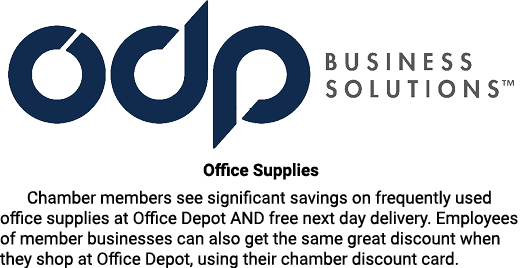 ￼ Office Supplies Chamber members see significant savings on frequently used office supplies at Office Depot AND free...