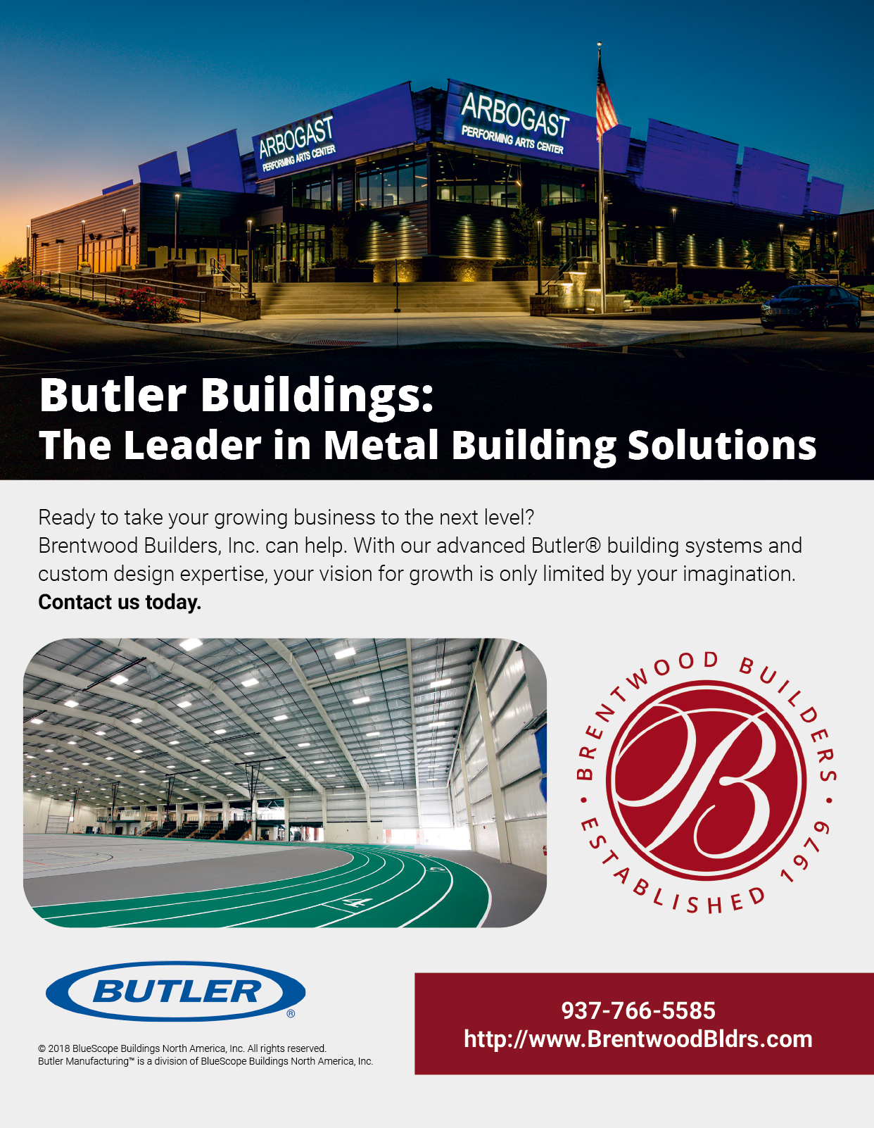 A flyer for Butler Buildings. Description generated by AI
