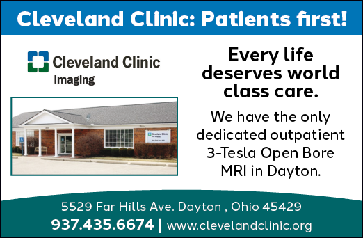 A sign for Cleveland Clinic. Description generated by AI