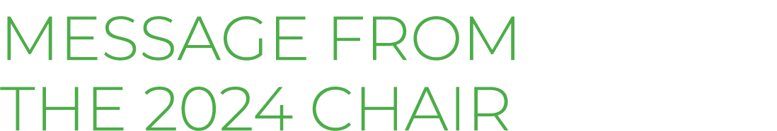 Message from the 2024 Chair 