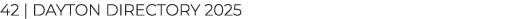 42 | Dayton DIRECTORY 2025