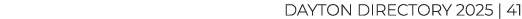 Dayton DIRECTORY 2025 | 41