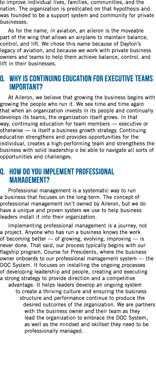 to improve individual lives, families, communities, and the nation. The organization is predicated on that hypothesis...