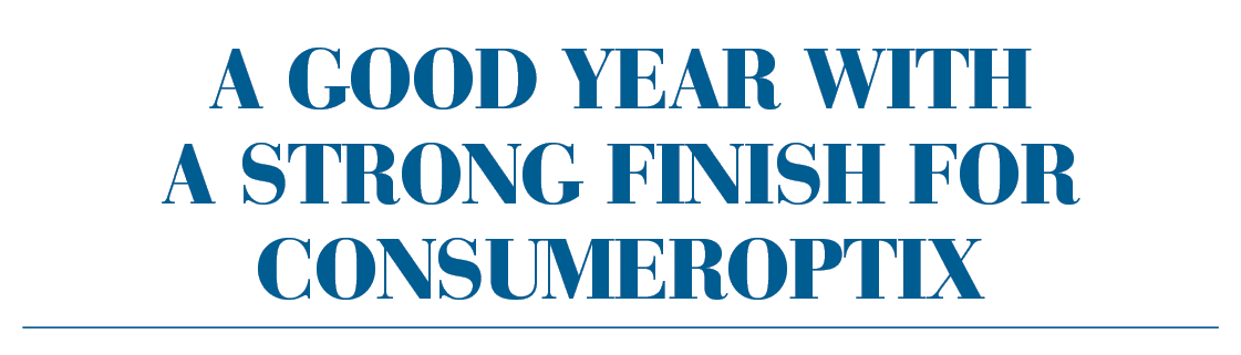 A good year with a strong finish for ConsumerOptix