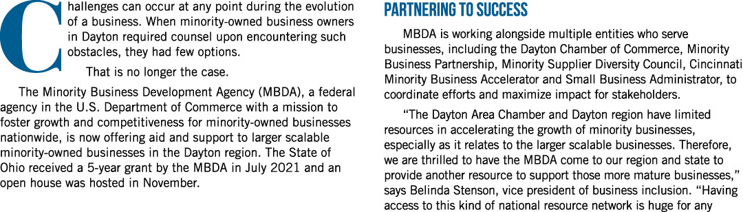 Challenges can occur at any point during the evolution of a business. When minority owned business owners in Dayton r...