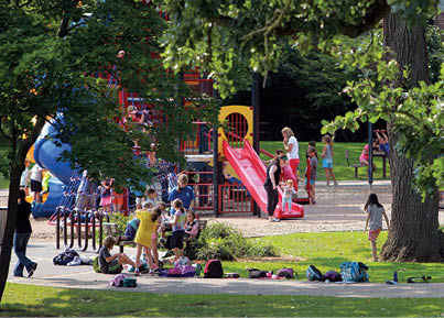 Steve Lundy/slundy@dailyherald.com Jewett Park in Deerfield. 