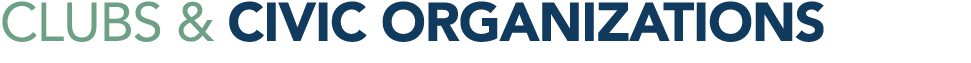 clubs & civic organizations