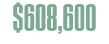 $608,600