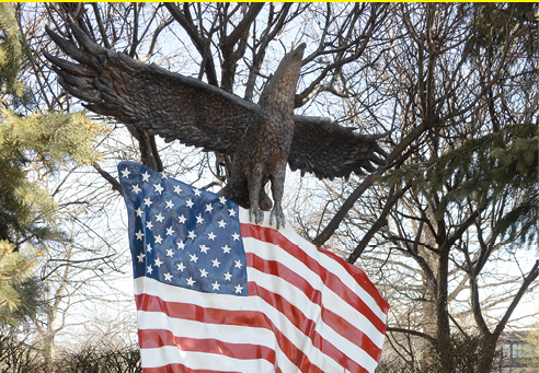 Paul Valade/pvalade@dailyherald.com Veterans memorial in Deerfield.