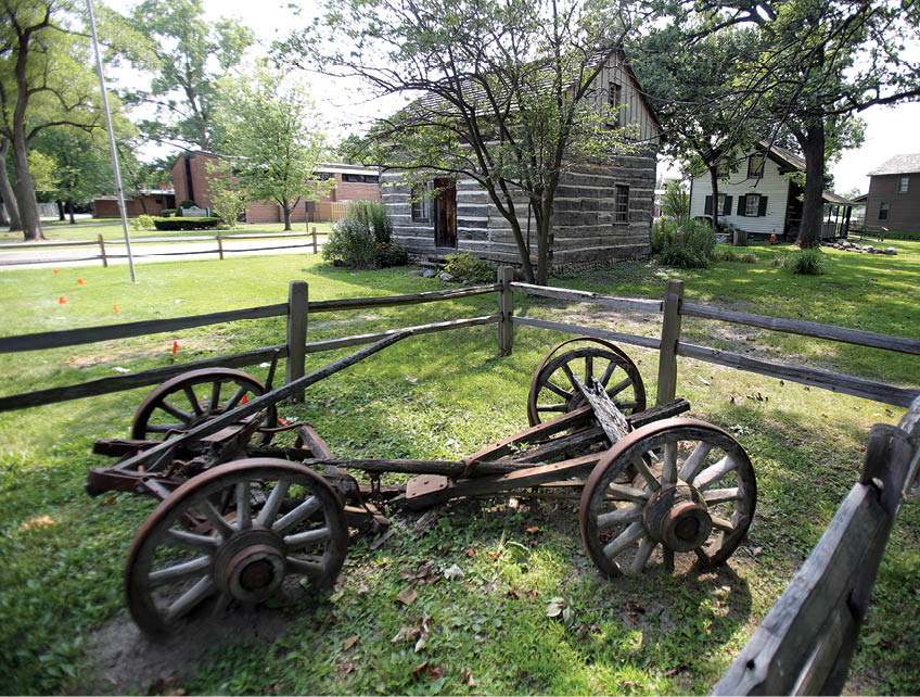 Steve Lundy/slundy@dailyherald.com Casper Ott Historic Village in Deerfield.