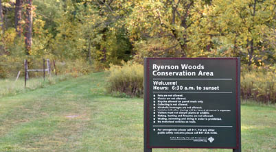 John Starks/jstarks@dailyherald.com Ryerson Woods Conservation Area on North Riverwoods Road in Riverwoods