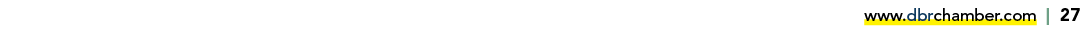 www.dbrchamber.com | 27