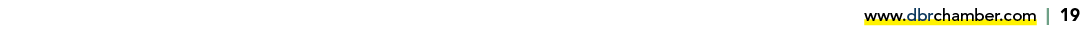 www.dbrchamber.com | 19
