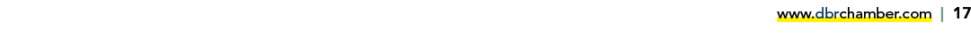 www.dbrchamber.com | 17
